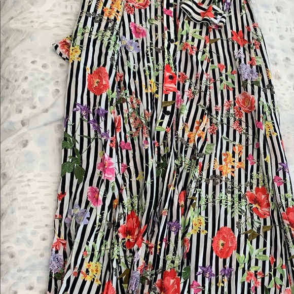 Zara printed maxi with sleeves - XS - Picture 3 of 3
